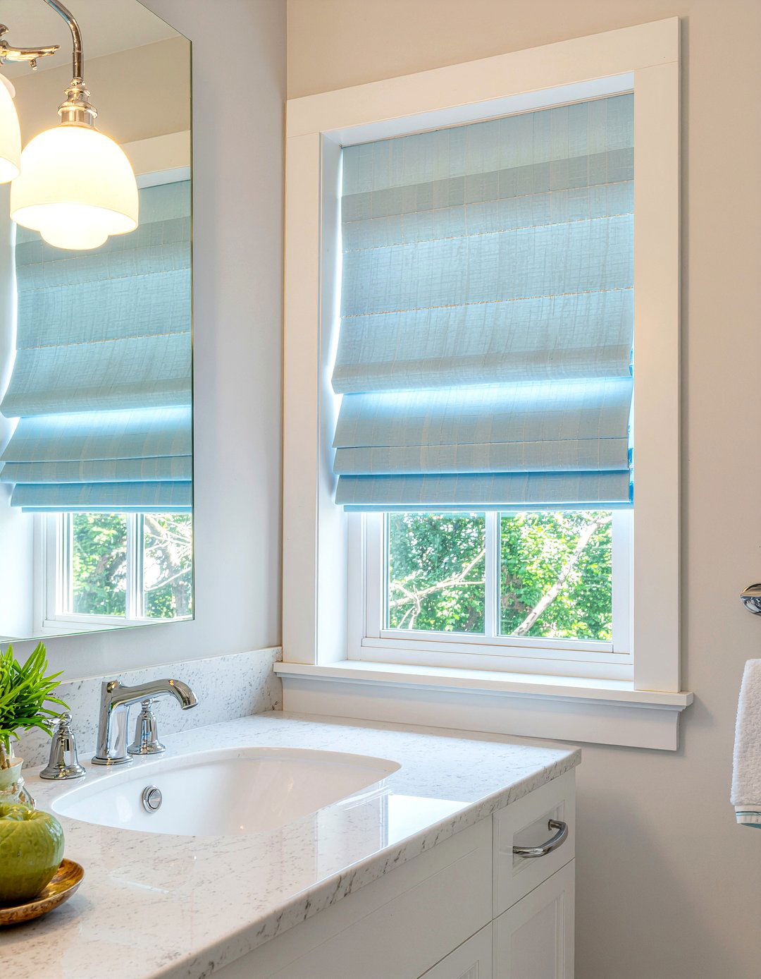 Roman Bathroom Shades - 30 bathroom simple change ideas