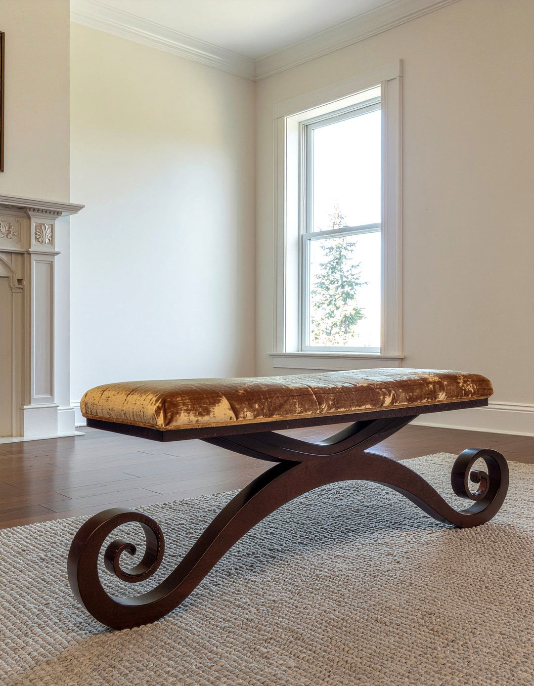 Roman Inspired Bench - 30 living room Empire furniture ideas