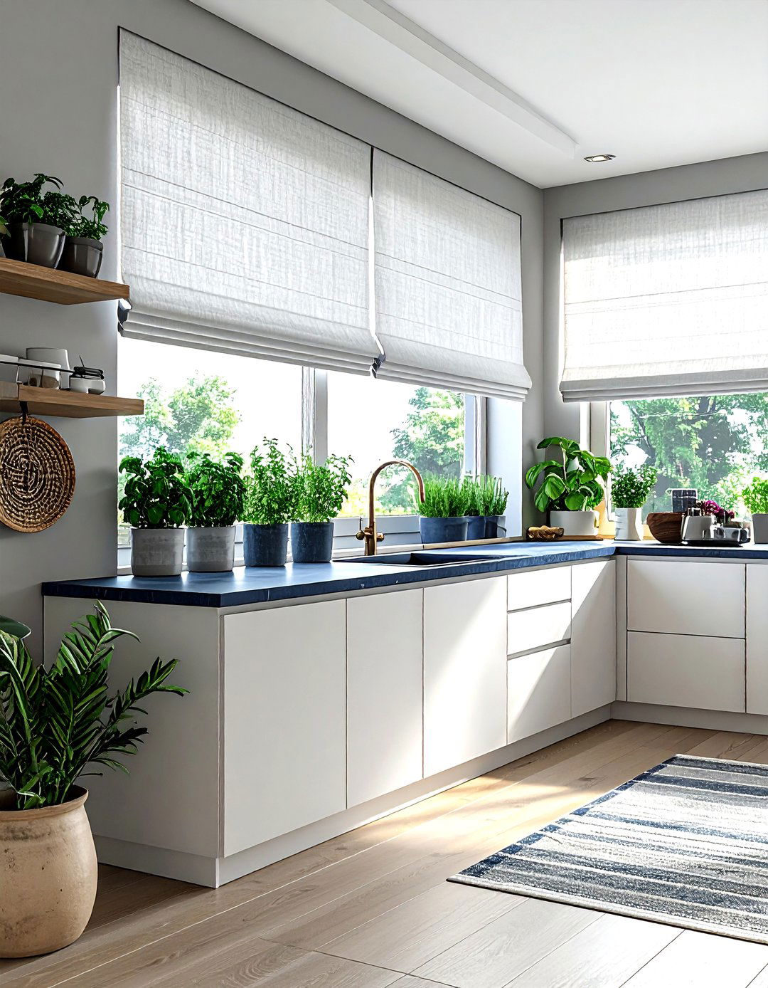 Roman Shades - 30 window treatment ideas