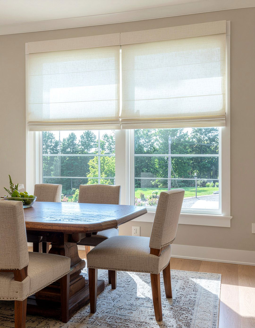 Roman Shades - 30 dining room blinds ideas