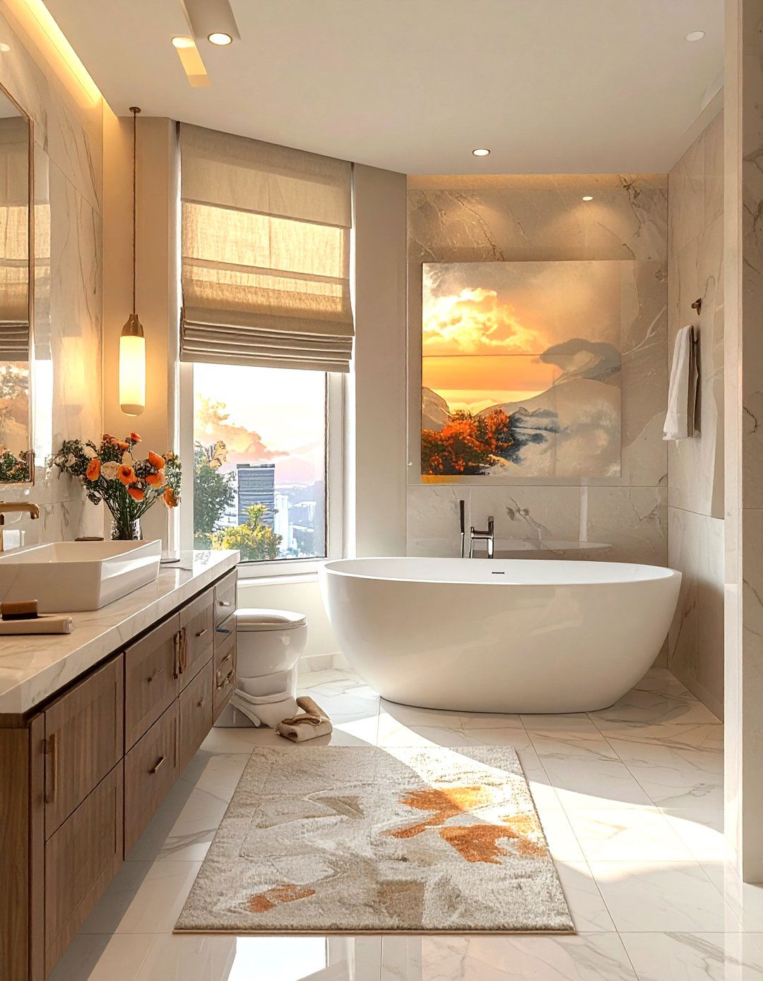 Roman Shades Bathroom Window - 30 bathroom window ideas