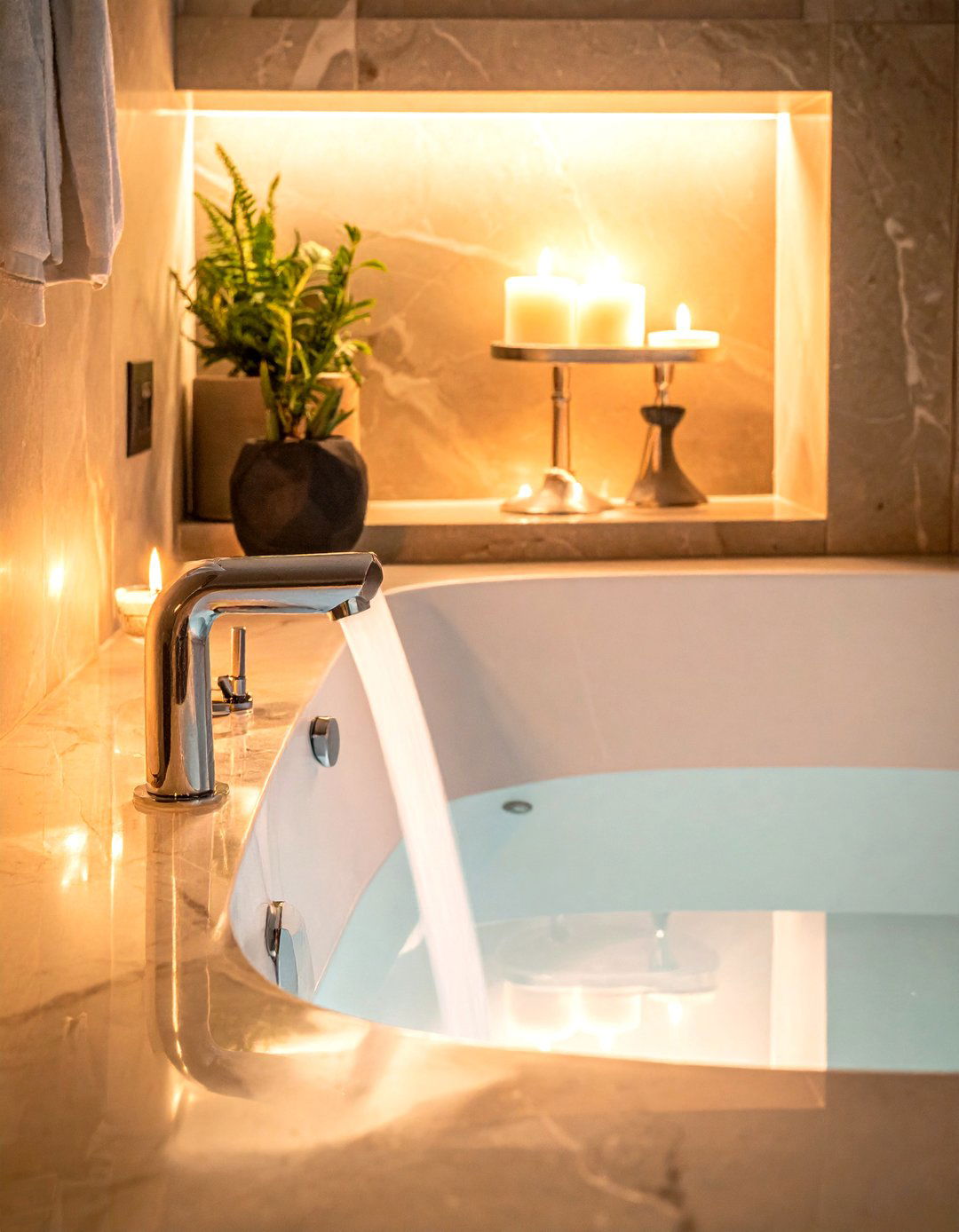 Roman Tub Waterfall Faucet - 30 waterfall faucet ideas