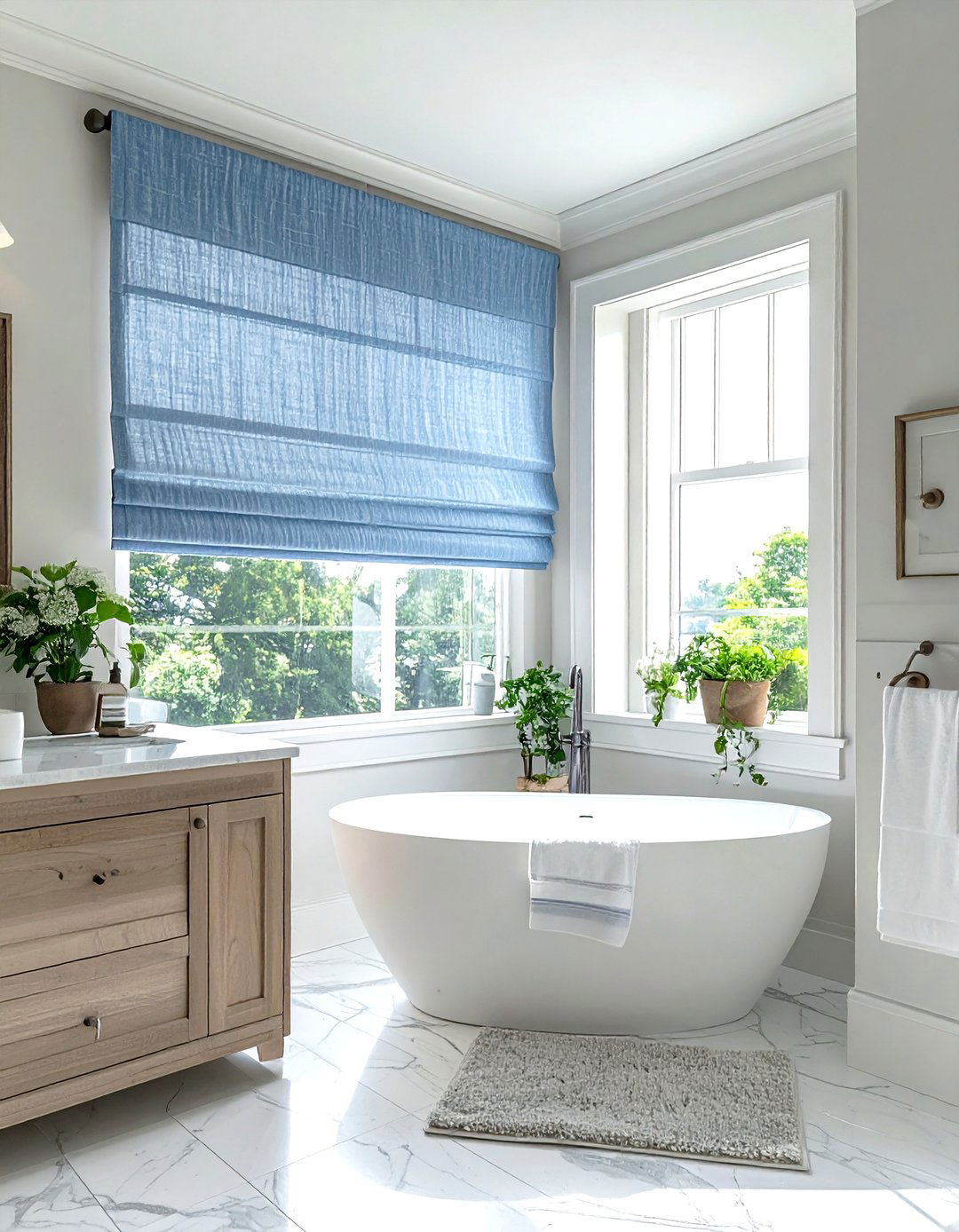 Roman shade - 30 traditional bathroom ideas