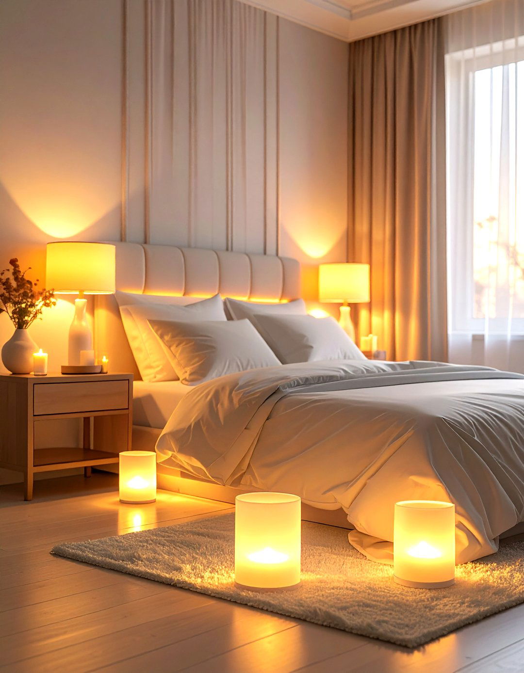 Romantic Mood Lighting - 30 plush bedroom ideas