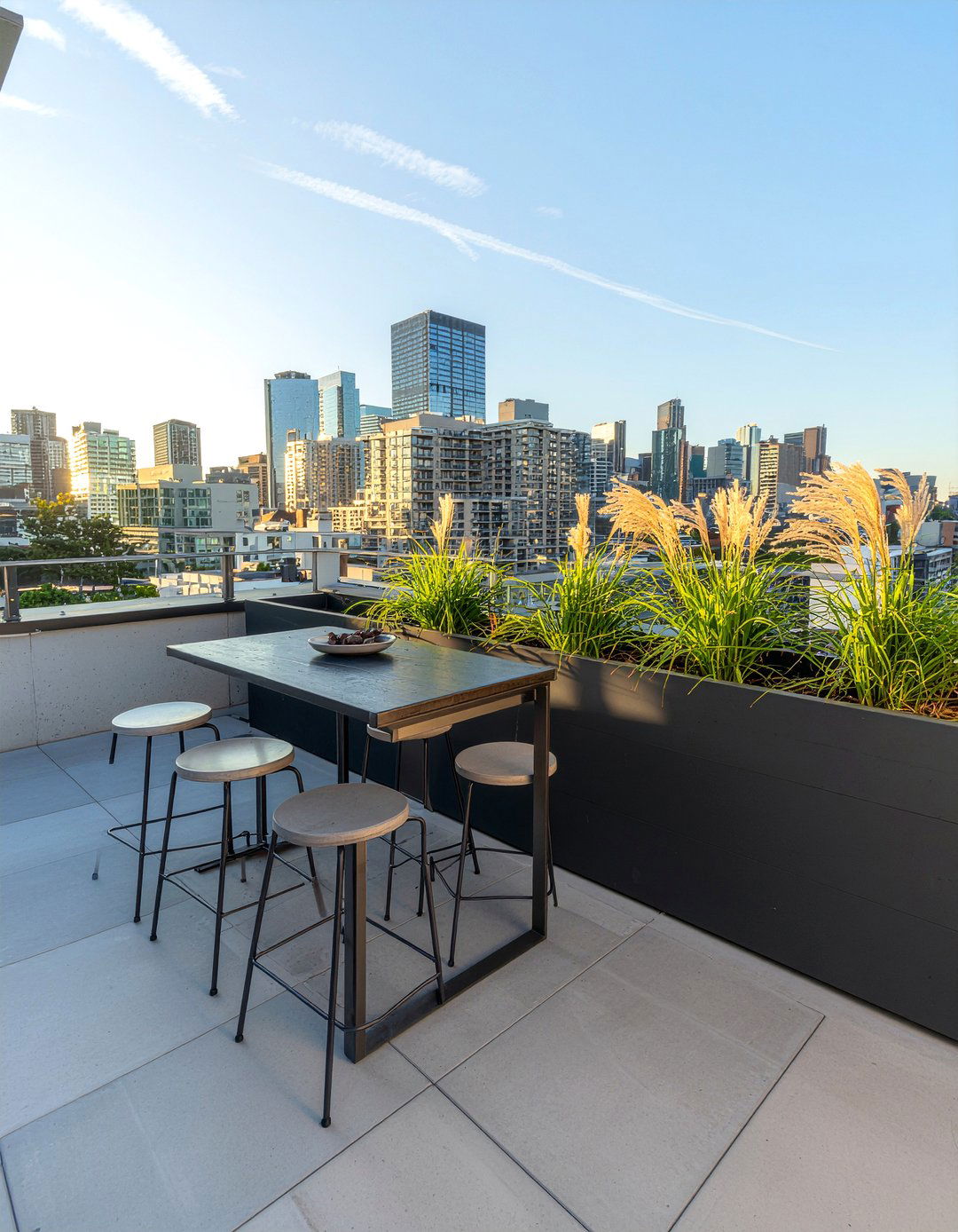 Rooftop Terrace Dining Area - 30 outdoor dining ideas