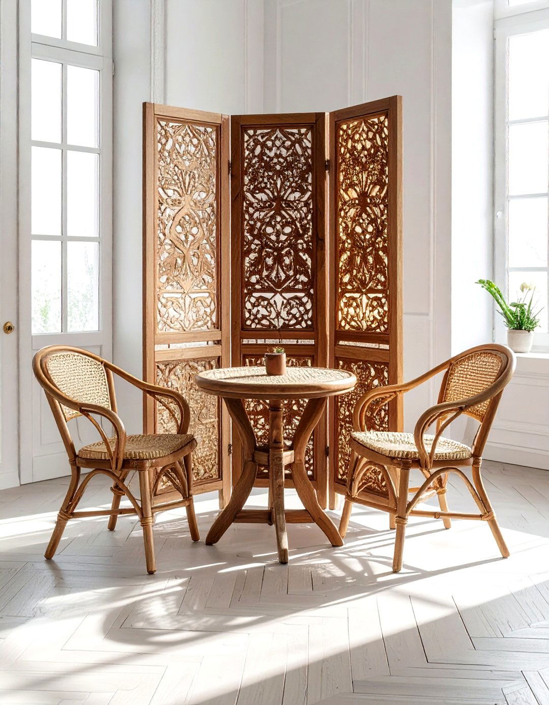 Room divider screen - 30 temporary dining room ideas