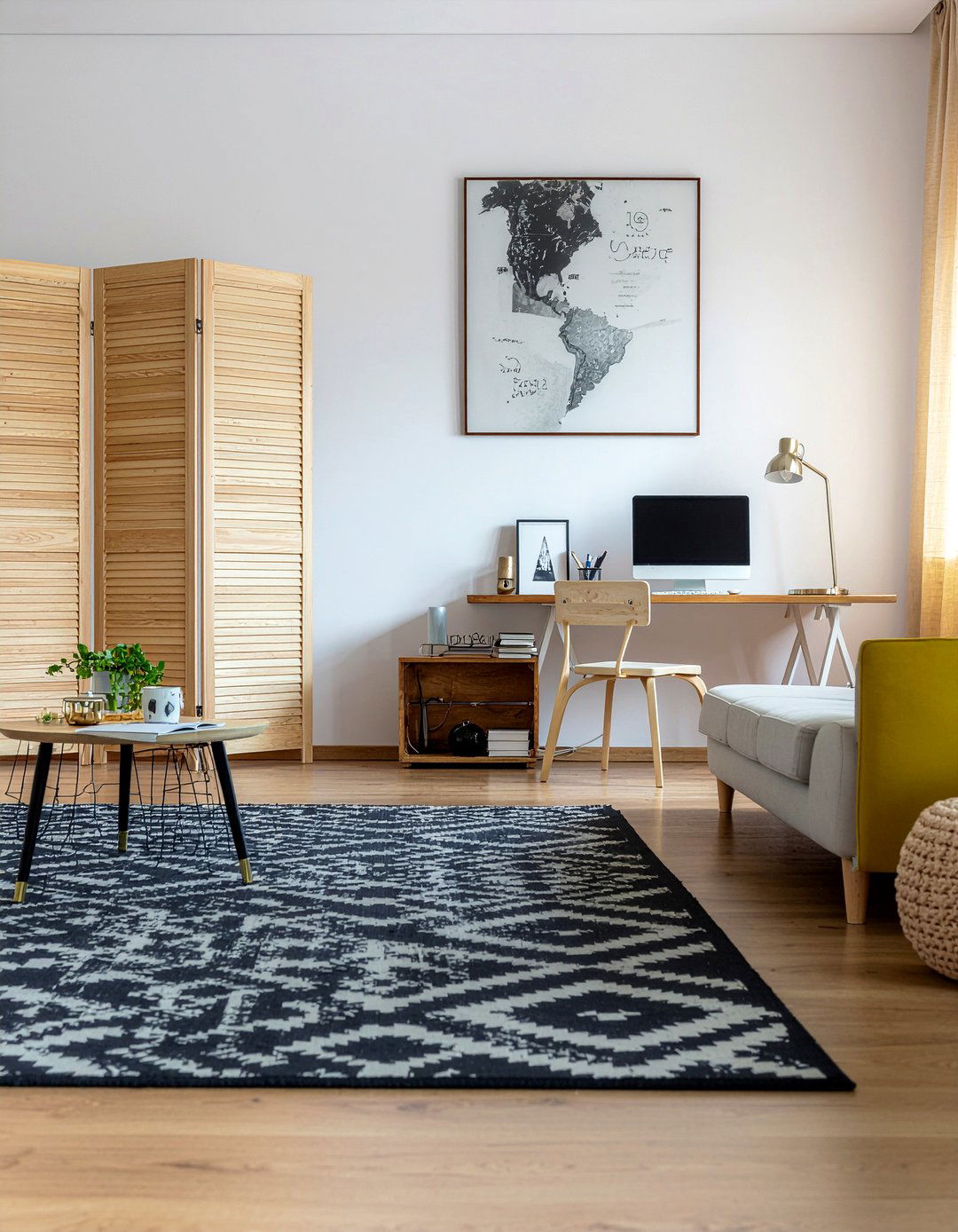 Room divider screens - 30 removable living room ideas