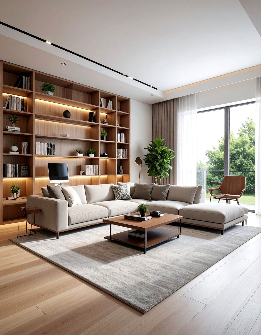 Room zoning furniture - 30 compact living room ideas