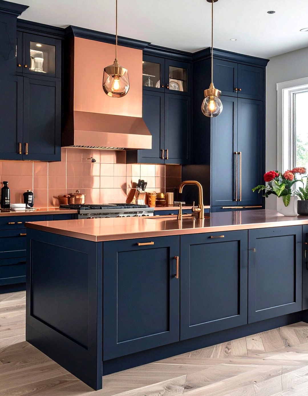 Rose Gold Stainless Steel Tile - 30 stainless steel backsplash kitchen ideas