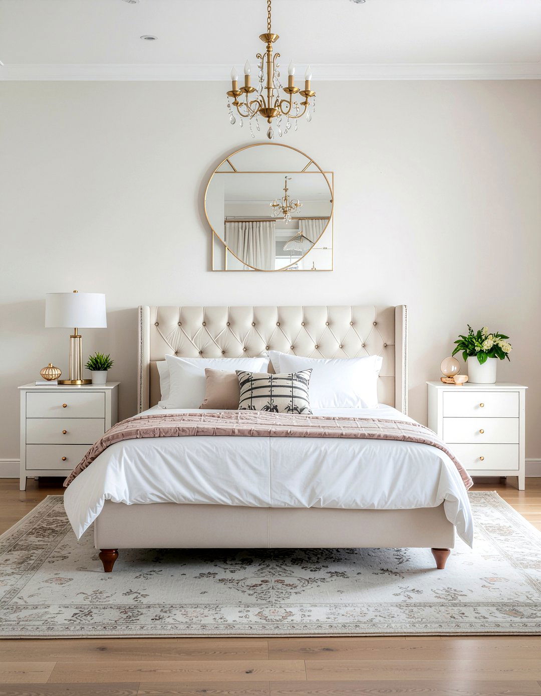 Rose Gold and White Bedroom - 30 rose gold bedroom ideas