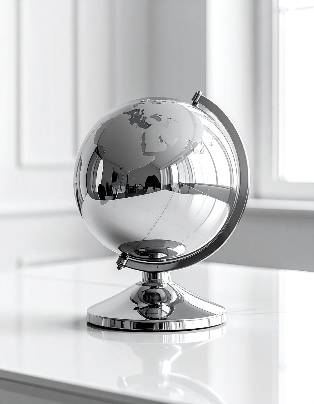 Rotating Motorized Globe - 30 globe decor ideas