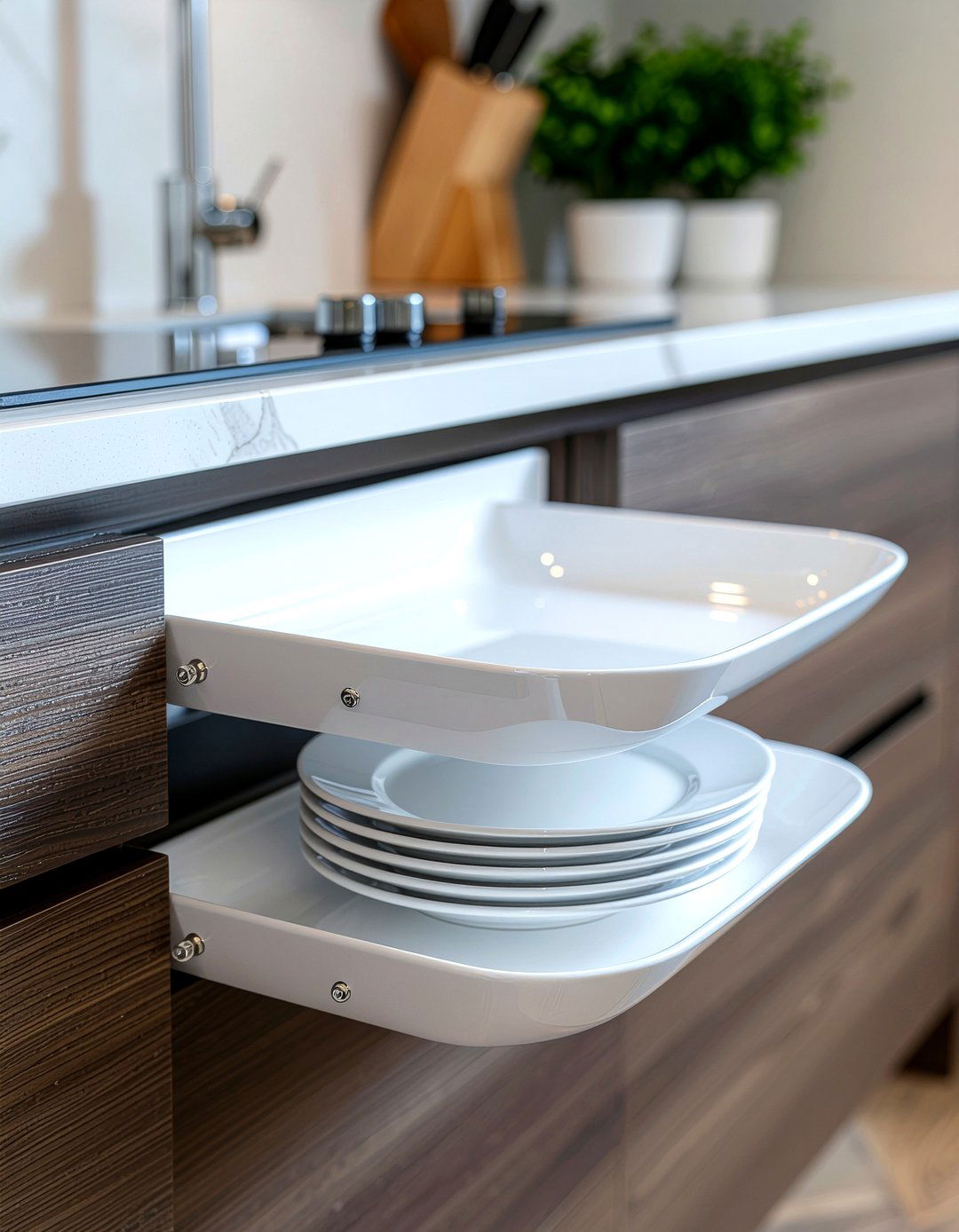 Rotating corner hardware - 30 blind corner cabinet kitchen ideas