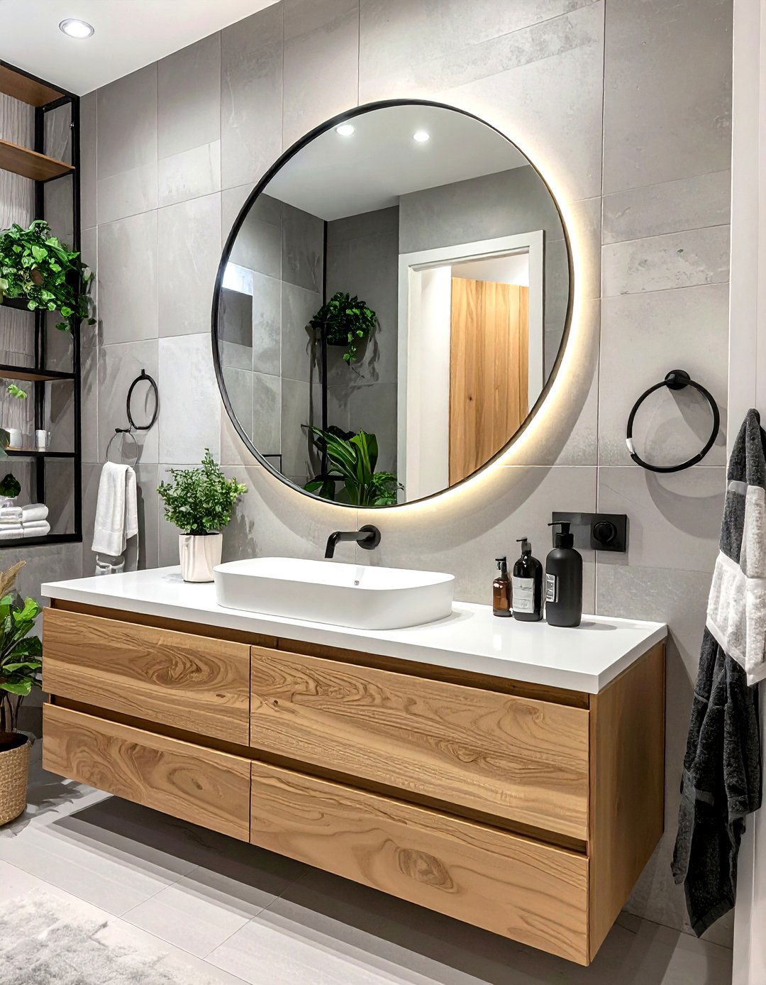 Round Bathroom Mirror - 30 top bathroom ideas