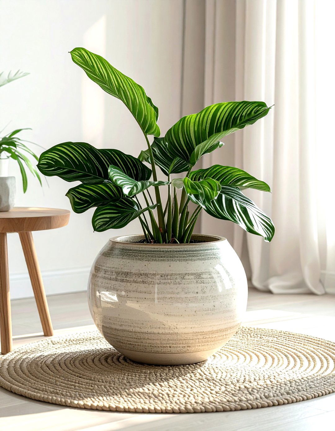 Round Belly Planter - 30 ceramic planter ideas