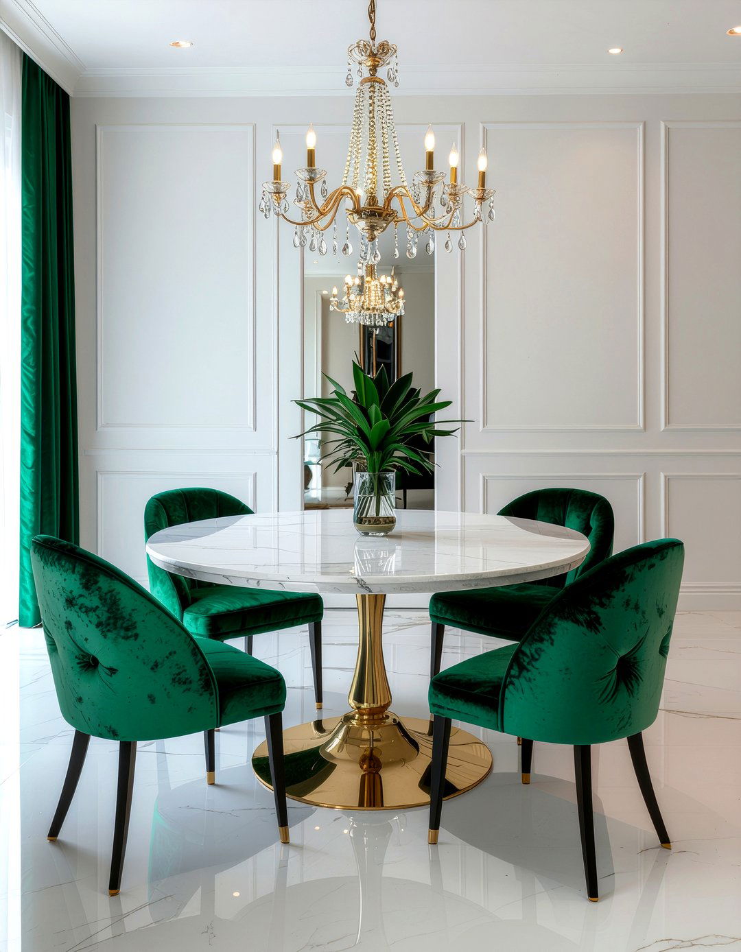 Round Dining Room Table - 30 new home dining room ideas