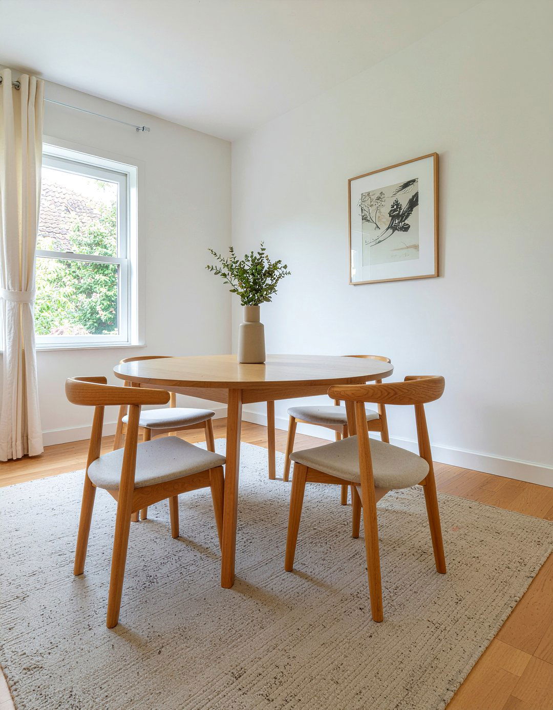 Round Dining Table - 30 ambient dining room ideas