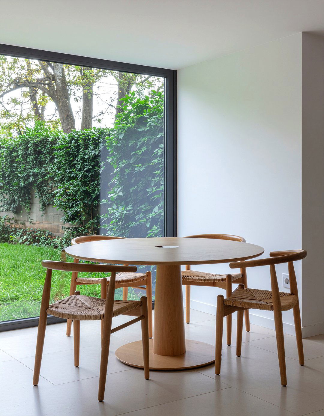 Round Dining Table - 30 budget dining room ideas