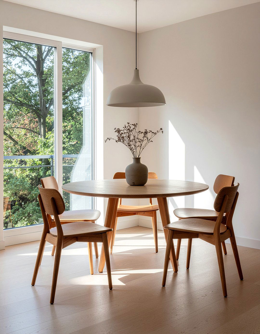 Round Dining Table - 30 creative dining room ideas