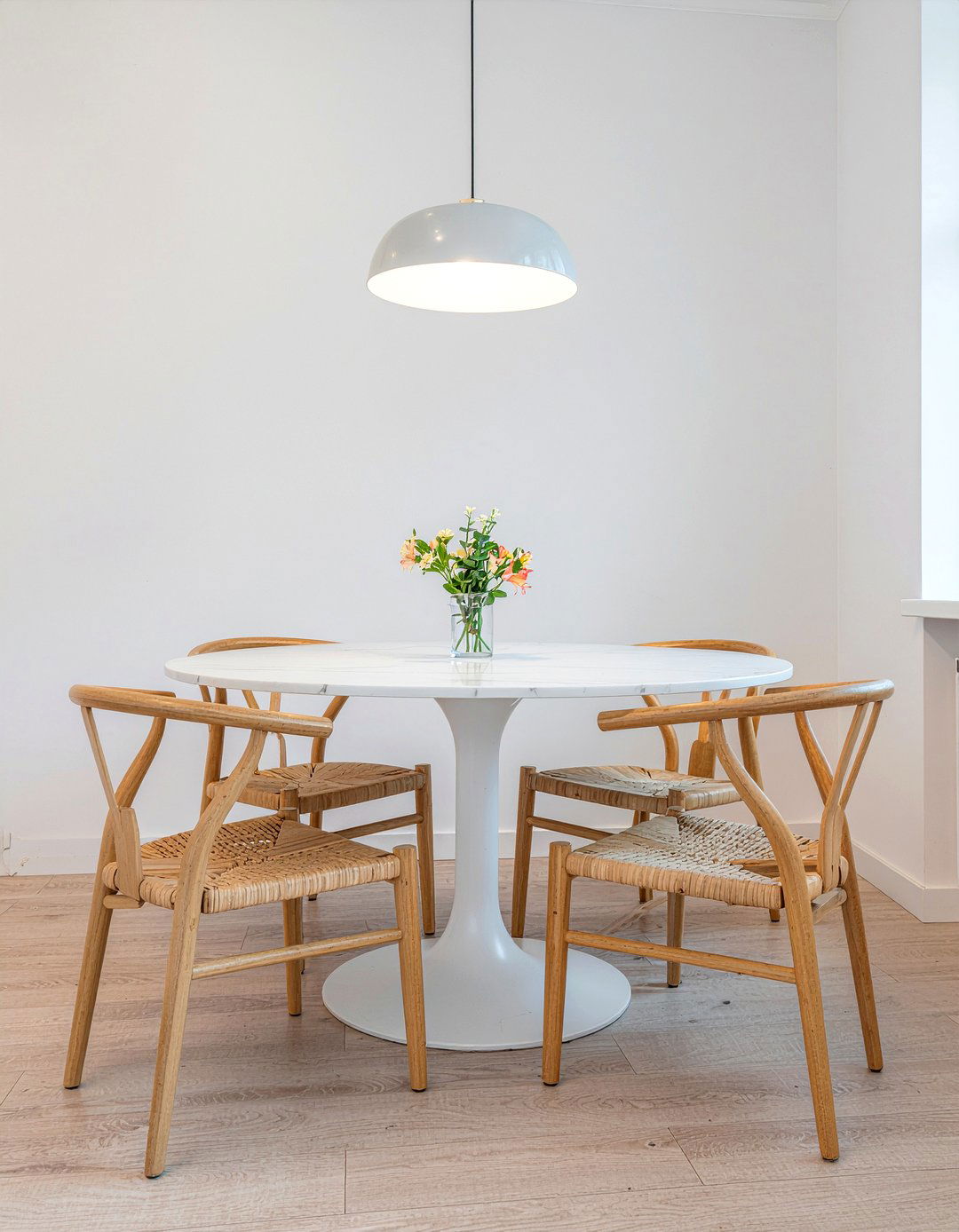 Round Dining Table For Evening - 30 night dining room ideas