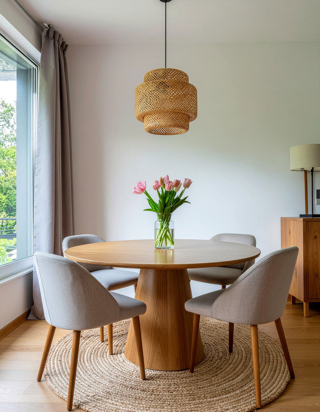 Round Dining Table For Small Rooms - 30 dining room on a budget ideas