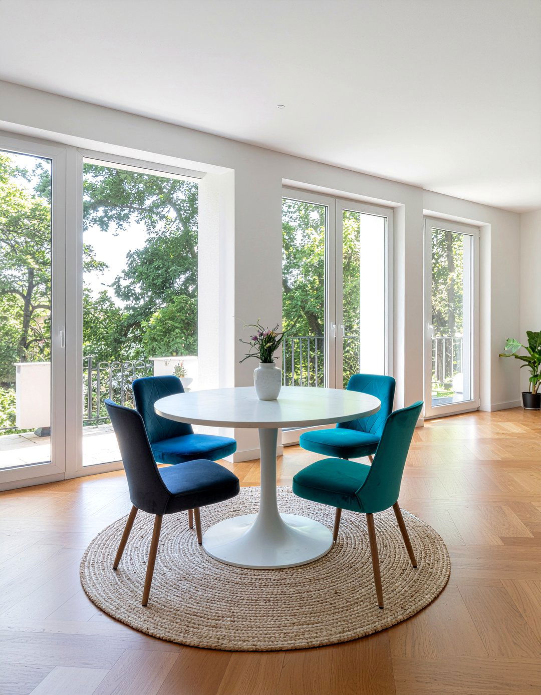 Round Dining Table For Small Spaces - 30 dining room entertaining ideas