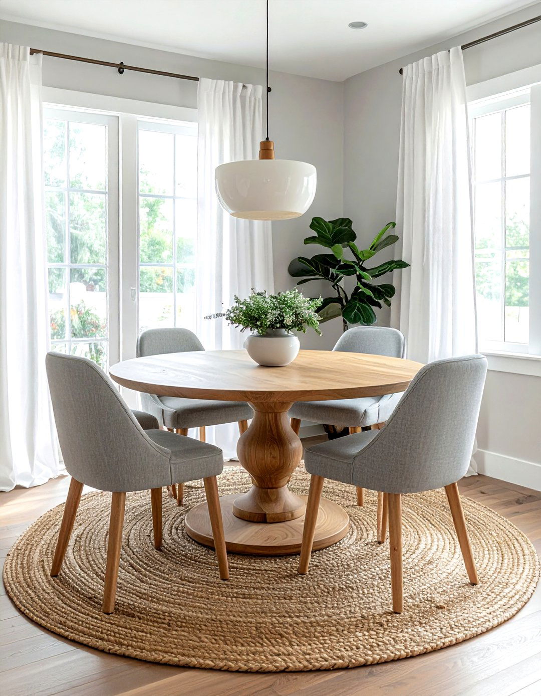 Round Dining Table For Square Room - 30 square dining room ideas