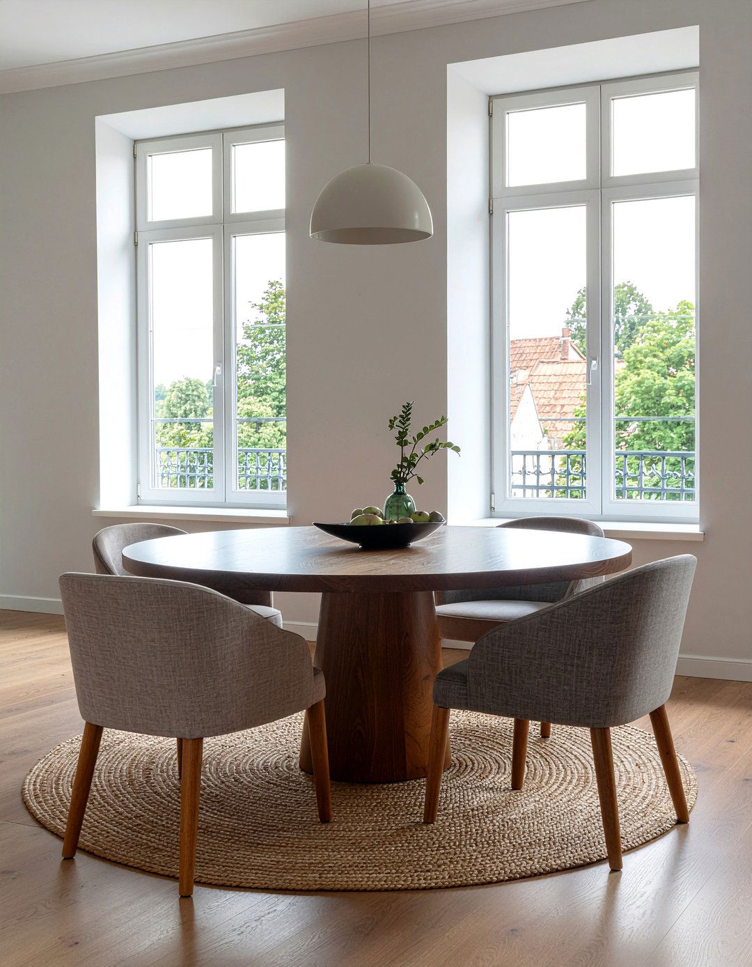 Round Dining Table Room - 30 British dining room ideas