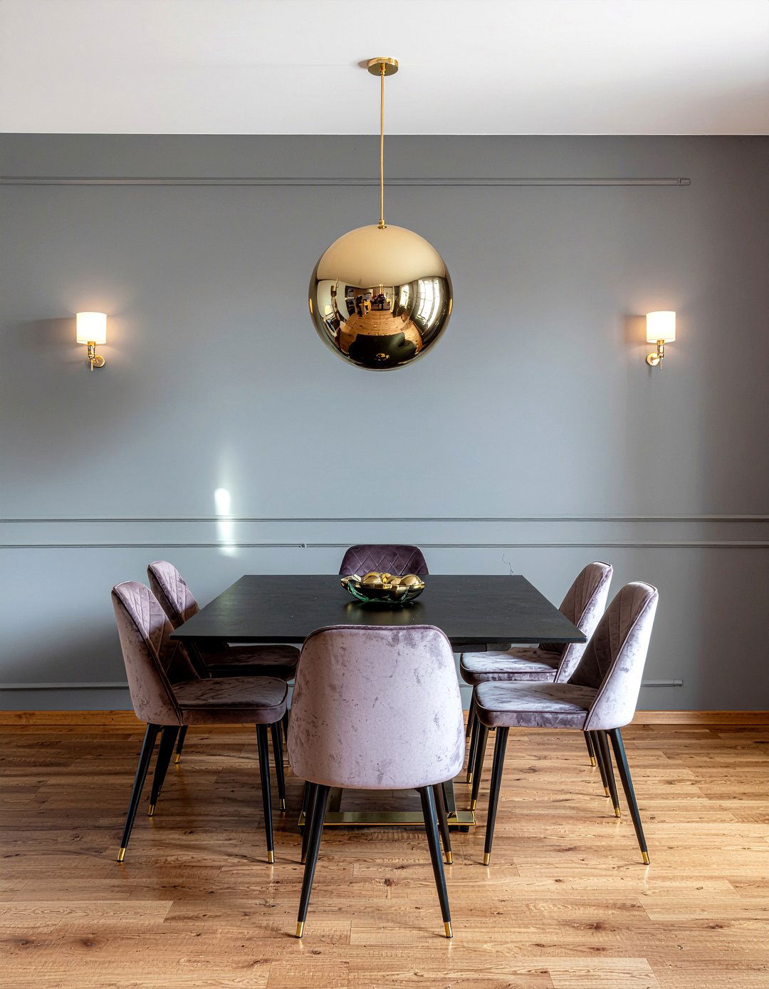 Round Gold Mirror Chandelier - 30 gold chandelier dining room ideas