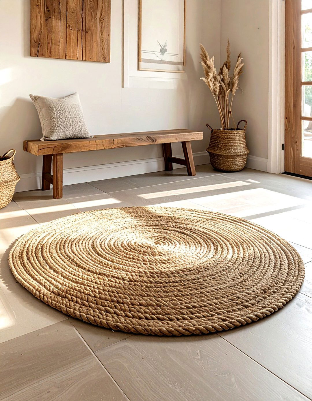 Round Jute Rug - 30 decor basics