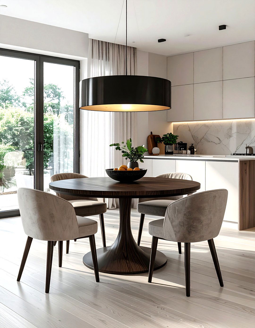 Round Kitchen Table - 30 kitchen furniture arrangement