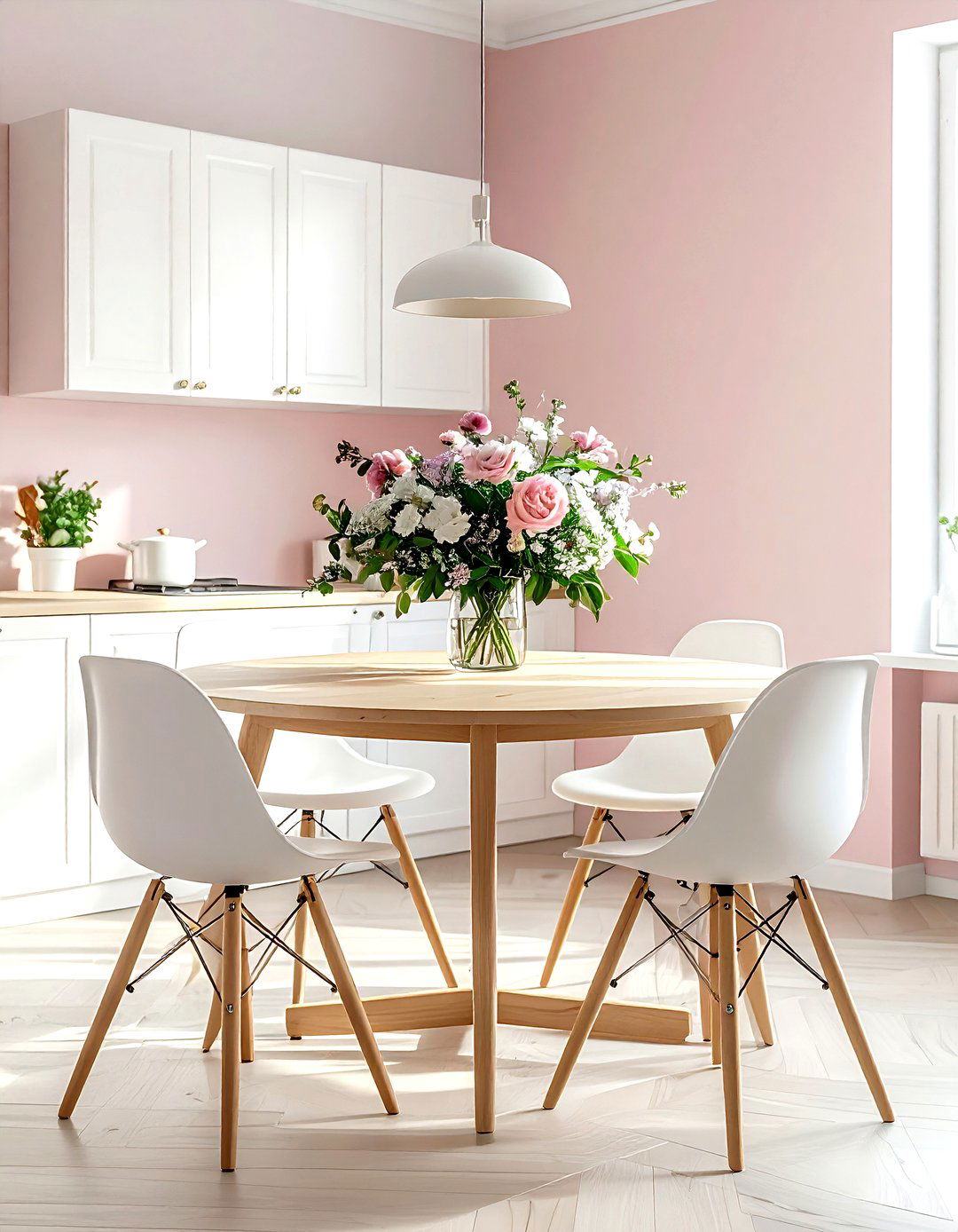 Round Kitchen Table - 30 kitchen seating ideas