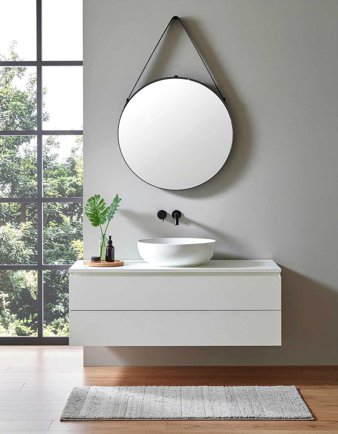 Round Magnifying Mirror - 30 magnifying mirror bathroom ideas