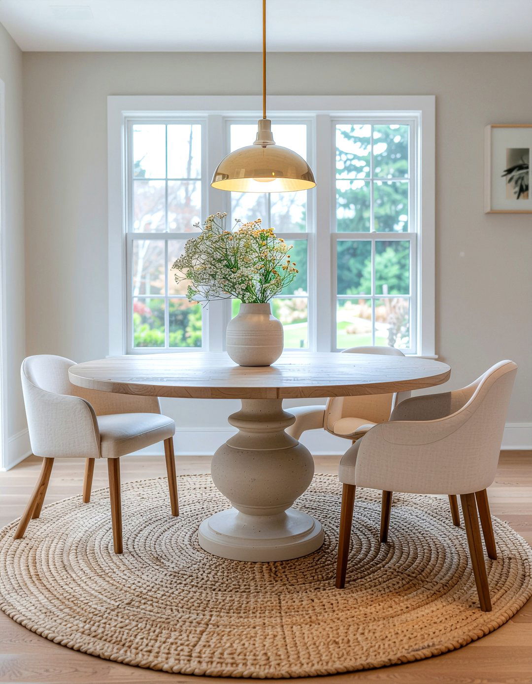 Round Pedestal Dining Table - 30 dining room table ideas