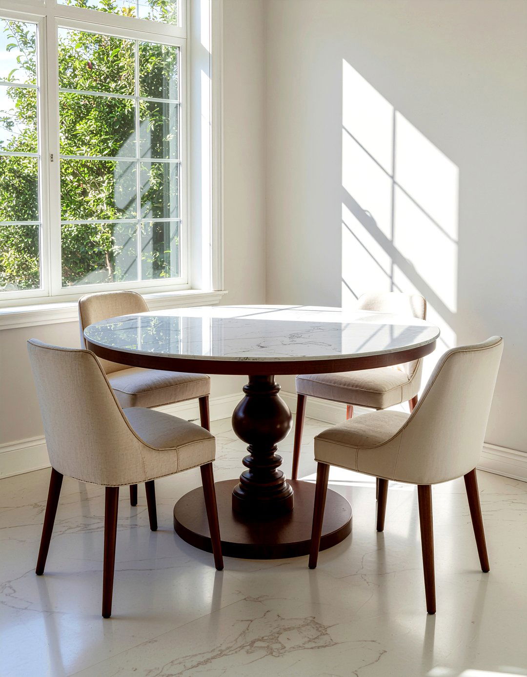 Round Pedestal Dining Table - 30 Georgetown dining room ideas
