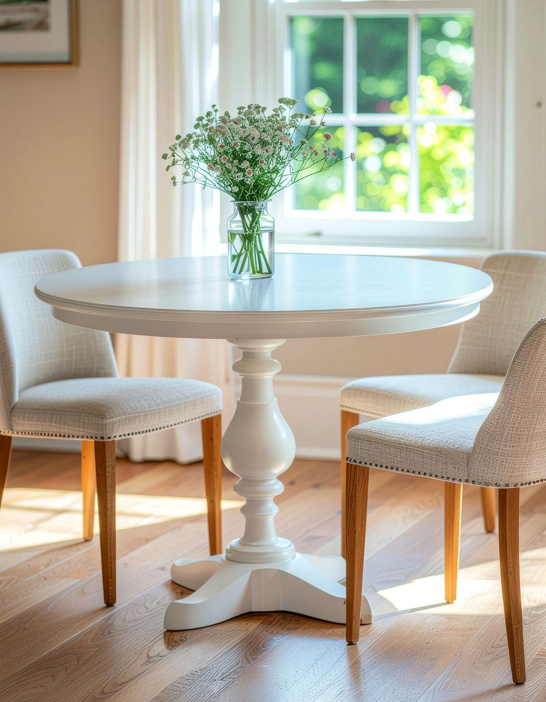 Round Pedestal Table - 30 dining room statement piece ideas