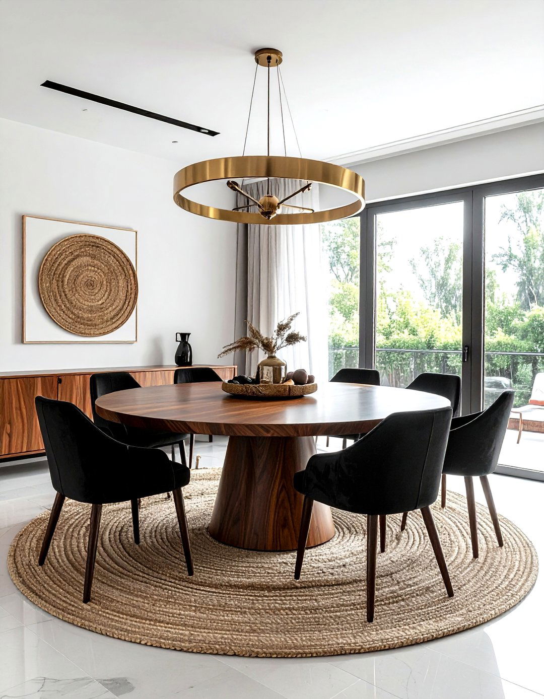 Round Table Dining Room - 30 clutter-free dining room ideas