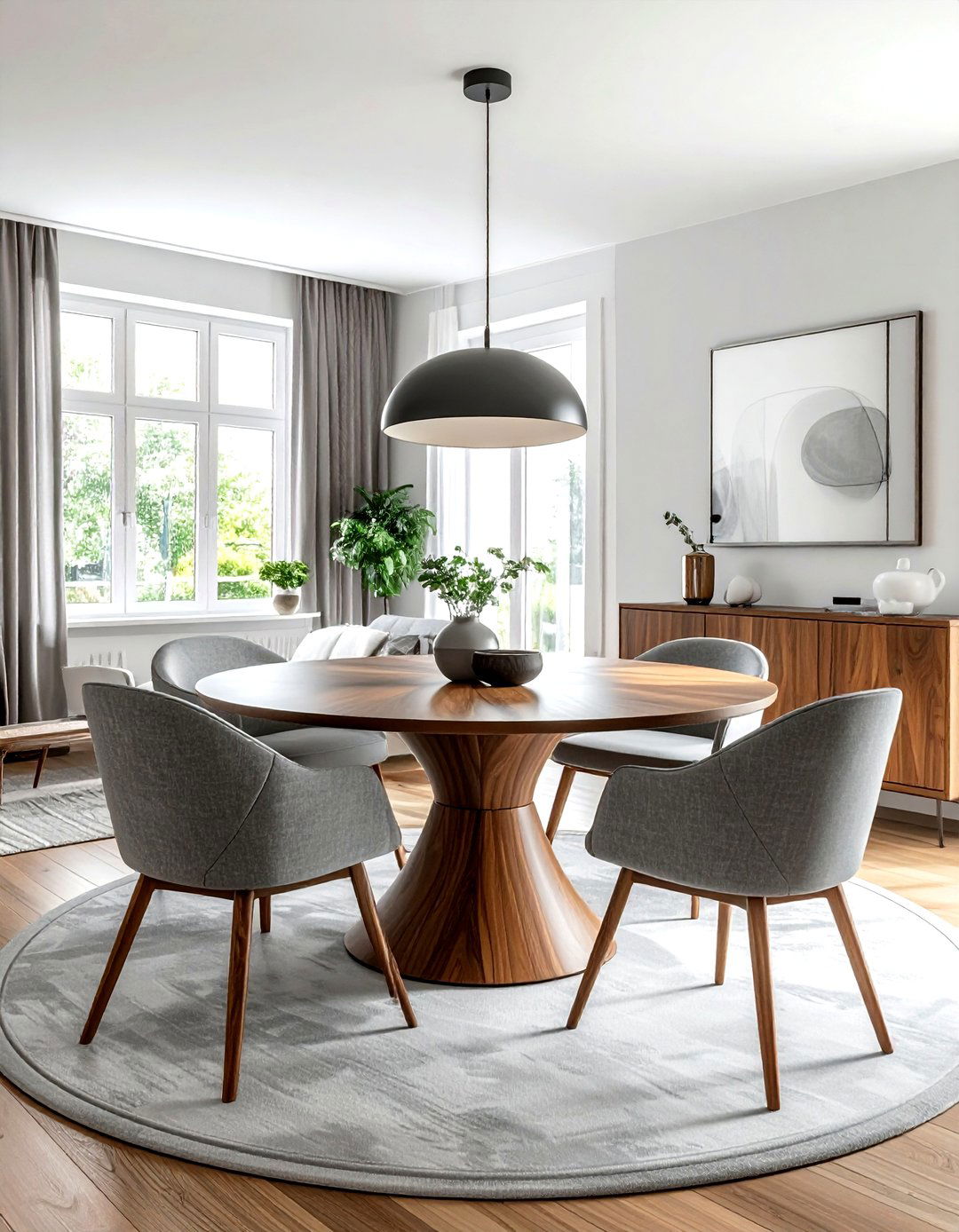 Round Table Dining Room - 30 livable dining room ideas