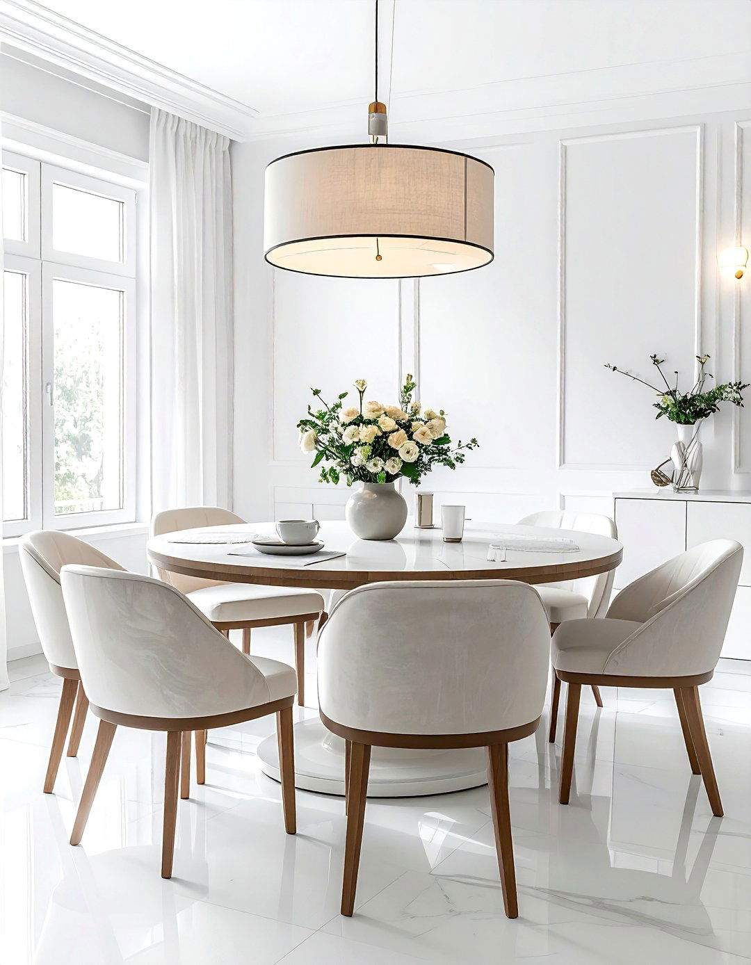 Round Table Dining Room - 30 popular dining room ideas