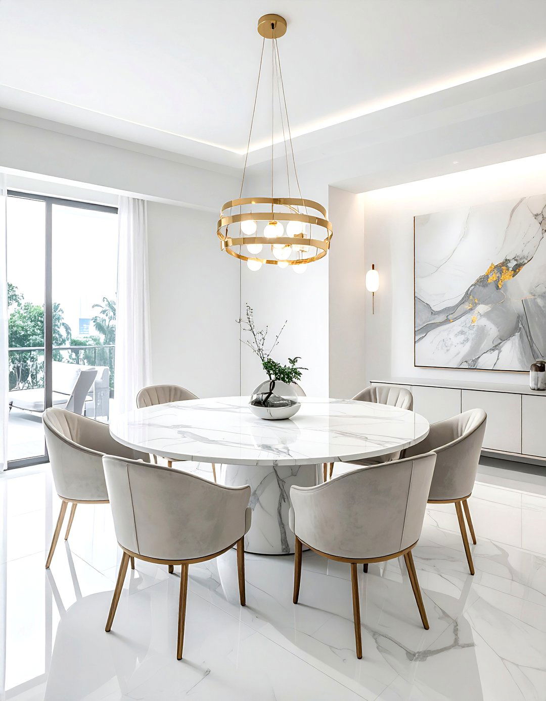 Round Table Dining - 30 perfect dining room ideas