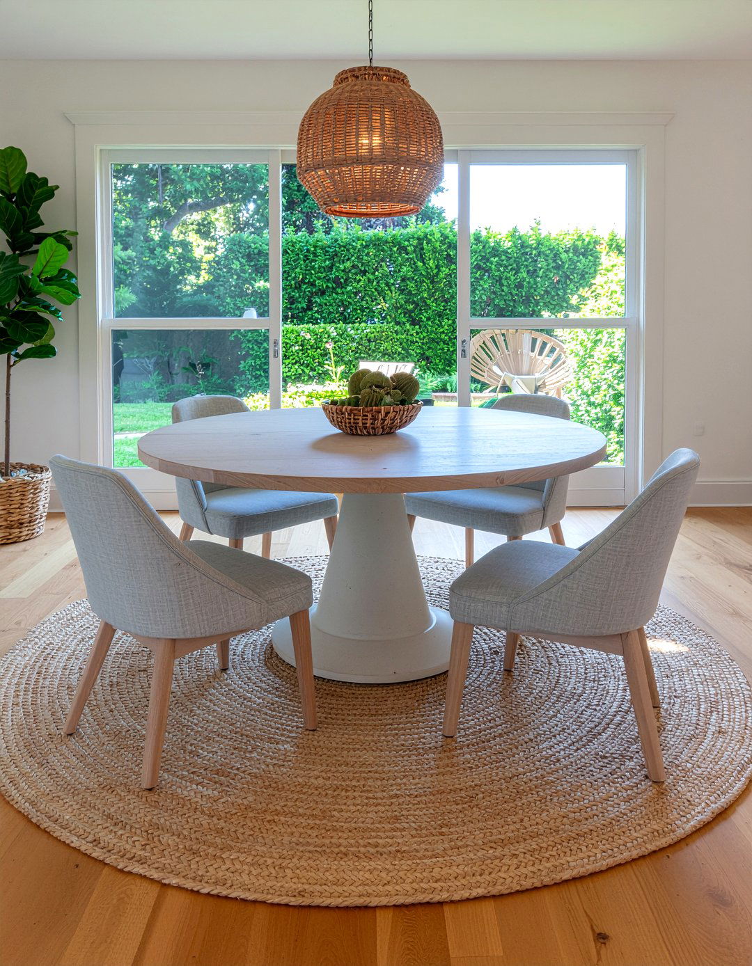 Round Table For Coastal Dining Room - 30 beach house dining room ideas