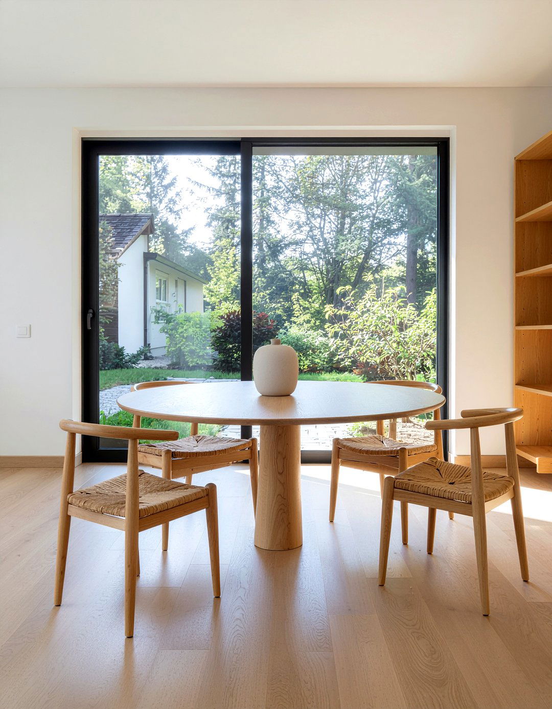 Round dining table - 30 family-friendly dining room ideas