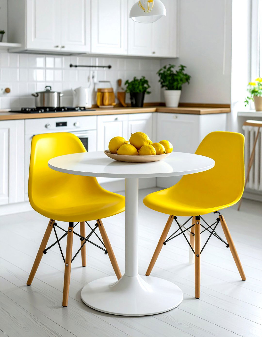 Round dining table for small kitchen - 30 round dining room ideas