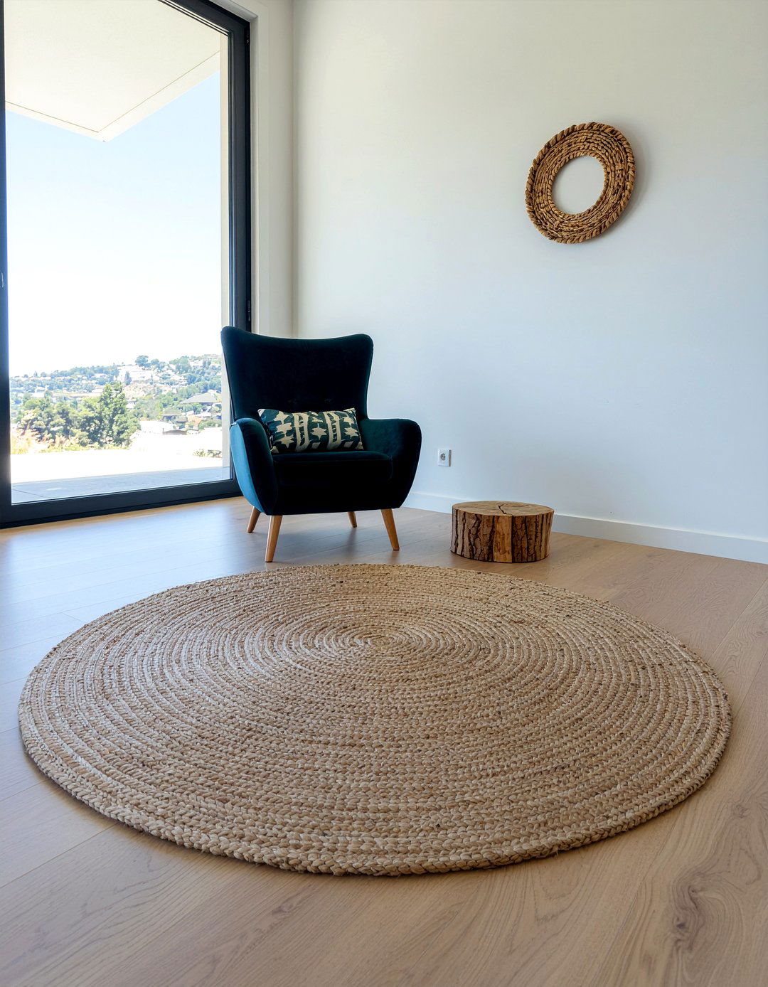 Round jute rug living room - 30 living room area rugs