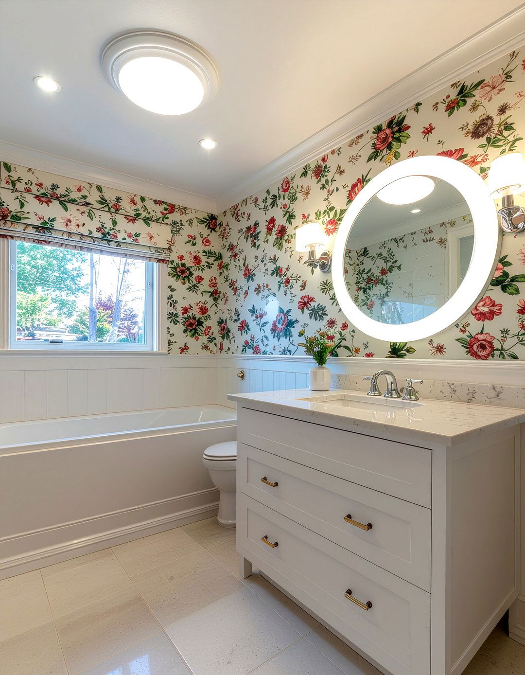 Round recessed lighting - 30 bathroom recessed lighting ideas