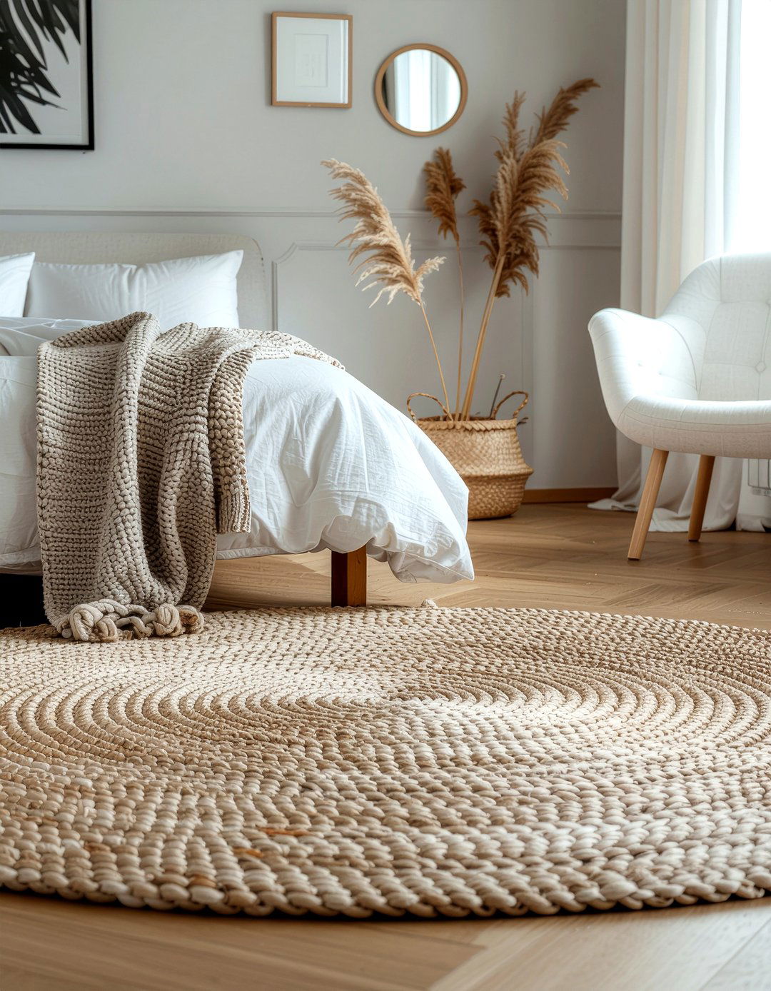 Round rug - 30 bedroom rugs