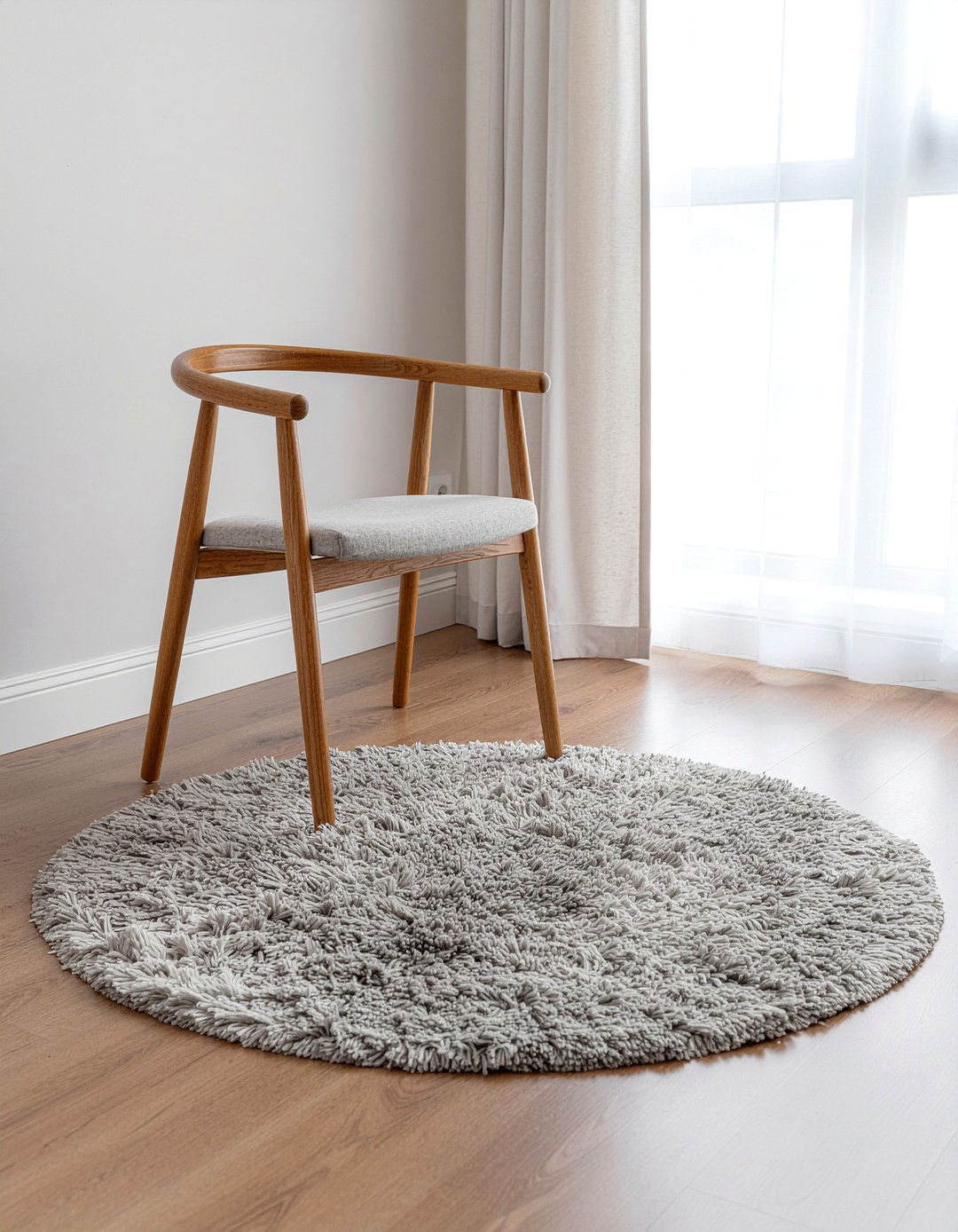 Round rug - 30 Korean bedroom ideas