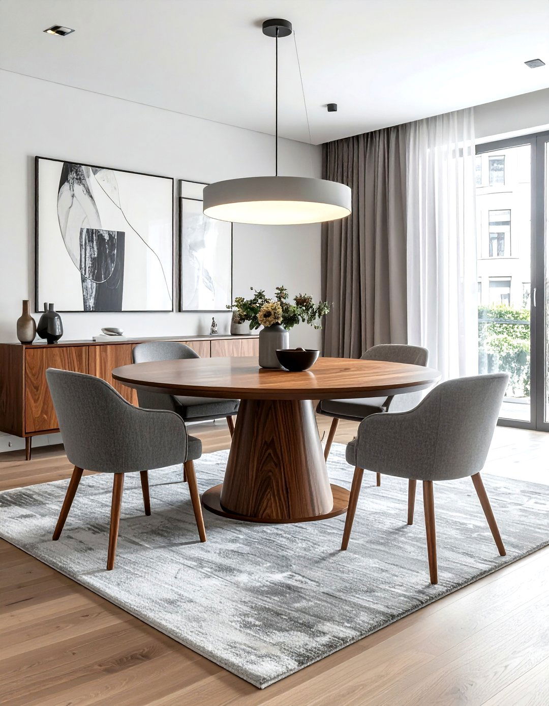 Round table dining room - 30 cozy dining room settings