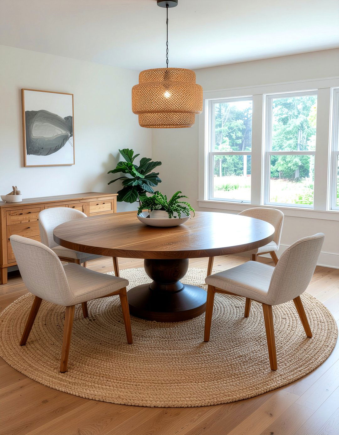 Round table dining room - 30 dining room goals ideas