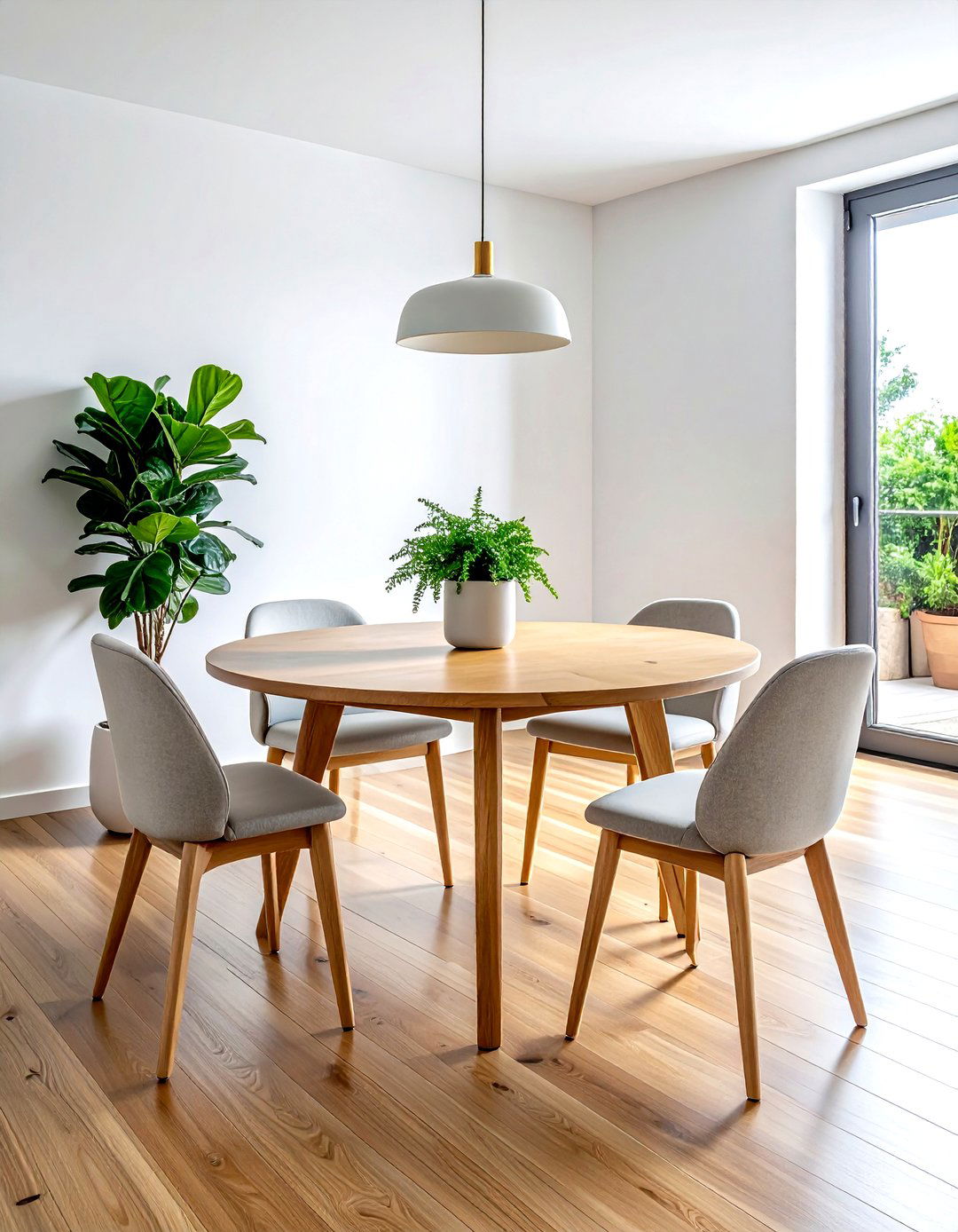 Round table for small dining room - 30 dining room arrangement ideas