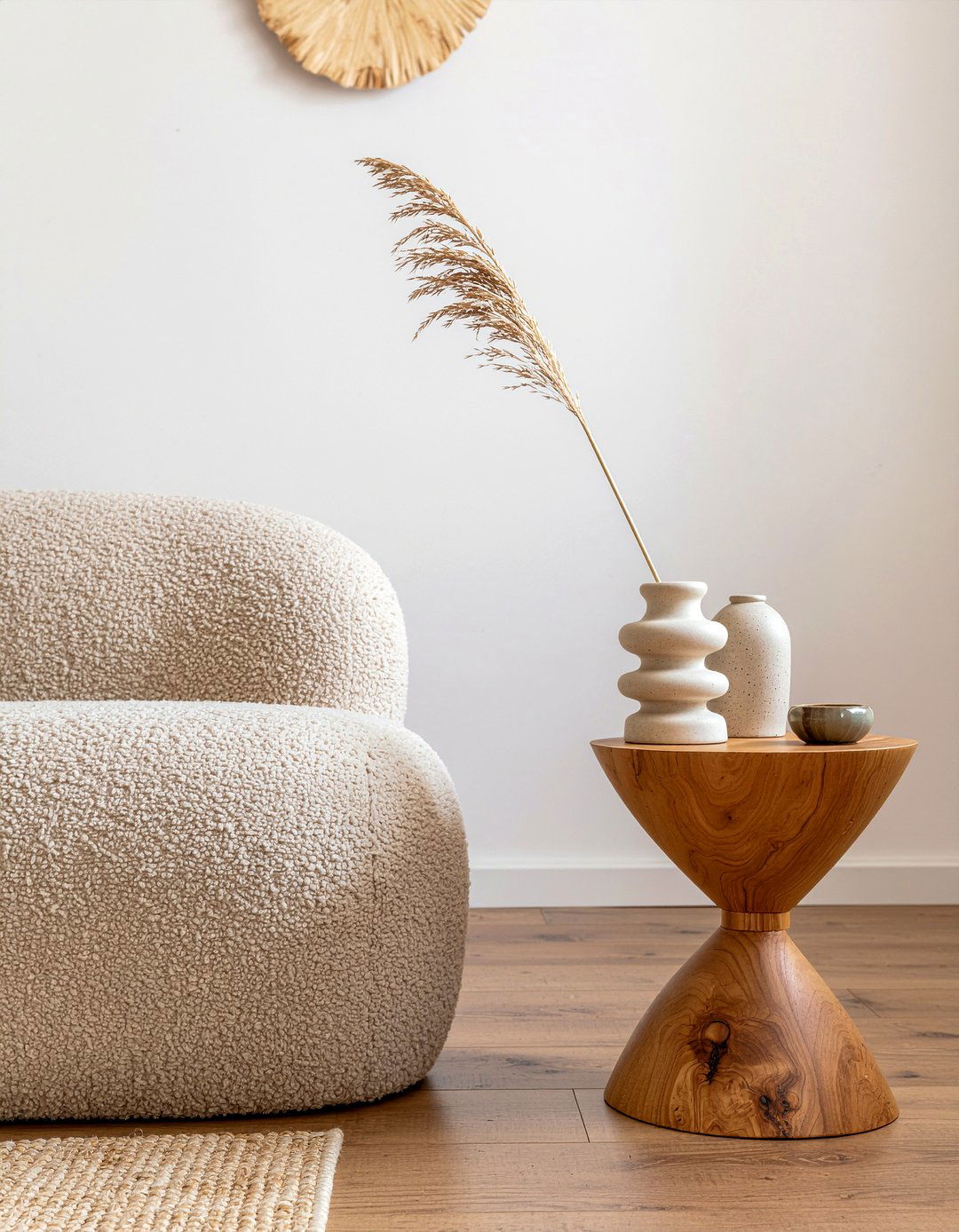 Round wood side table - 30 living room side tables